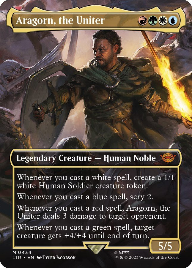 Aragorn, the Uniter (Borderless) [LTR - 434] - Cartes Sportives Rive Sud
