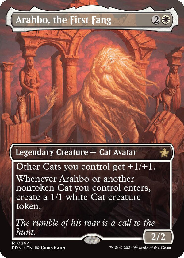 Arahbo, the First Fang (Borderless) [FDN - 294] - Cartes Sportives Rive Sud