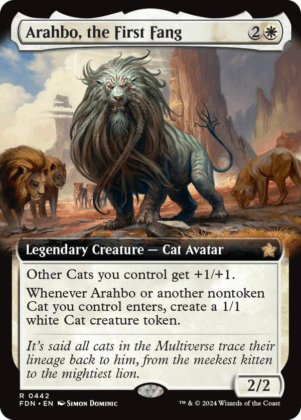 Arahbo, the First Fang (Extended Art) [FDN - 442] - Cartes Sportives Rive Sud