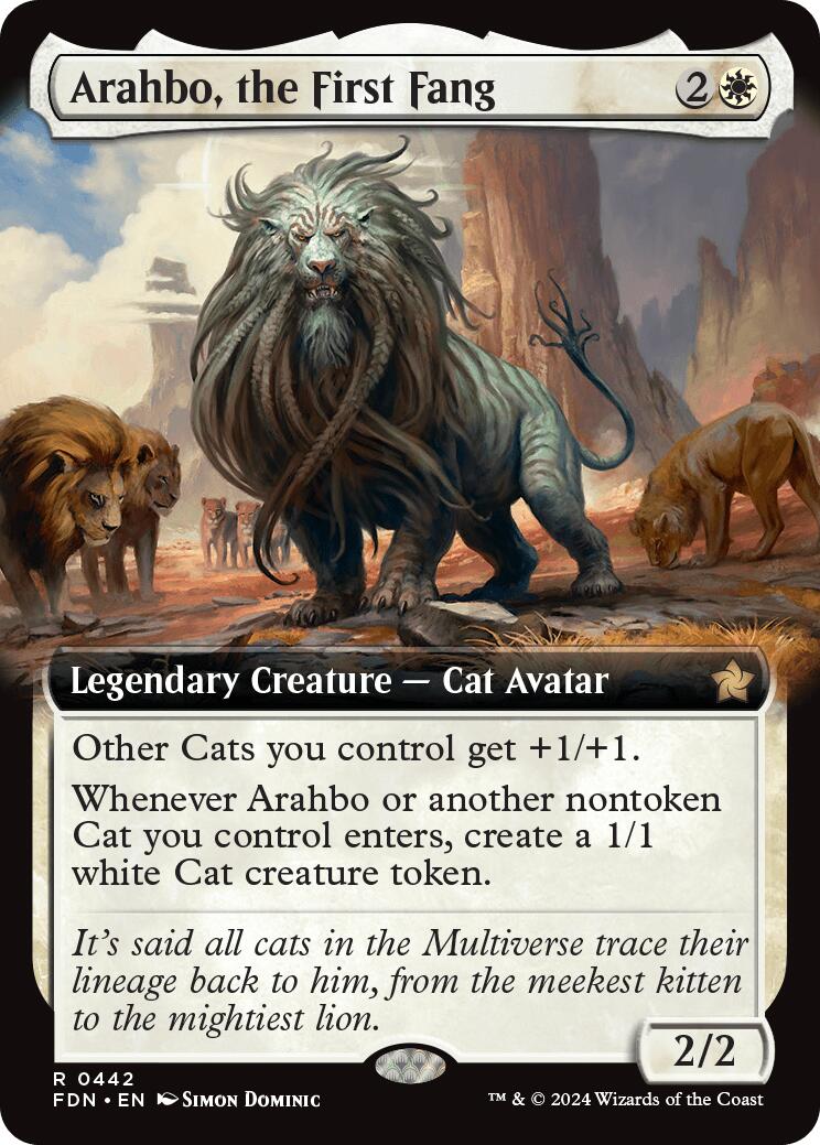 Arahbo, the First Fang (Extended Art) [FDN - 442] - Cartes Sportives Rive Sud