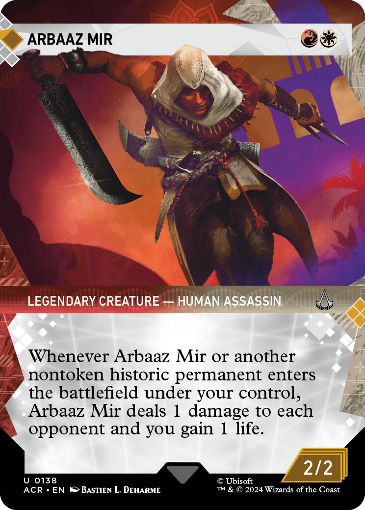 Arbaaz Mir (Showcase) [ACR - 138] - Cartes Sportives Rive Sud