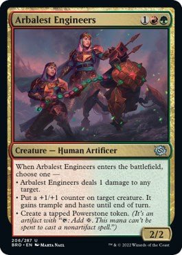 Arbalest Engineers [BRO - 206] - Cartes Sportives Rive Sud