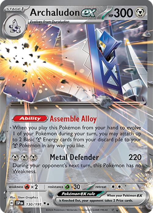 Archaludon ex - 130/191 [SV08 - 130/191] - Cartes Sportives Rive Sud