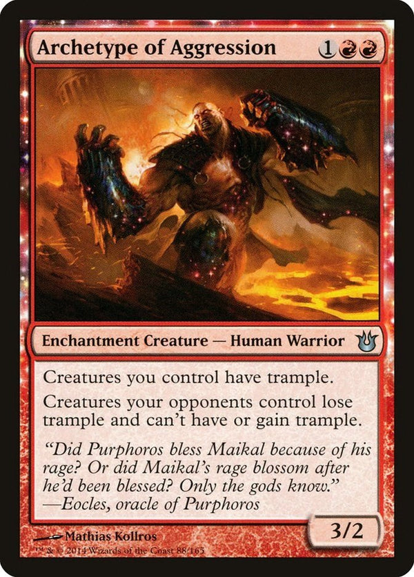 Archetype of Aggression [BNG - 88] - Cartes Sportives Rive Sud