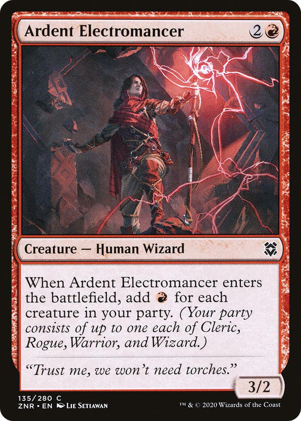 Ardent Electromancer [ZNR - 135] - Cartes Sportives Rive Sud