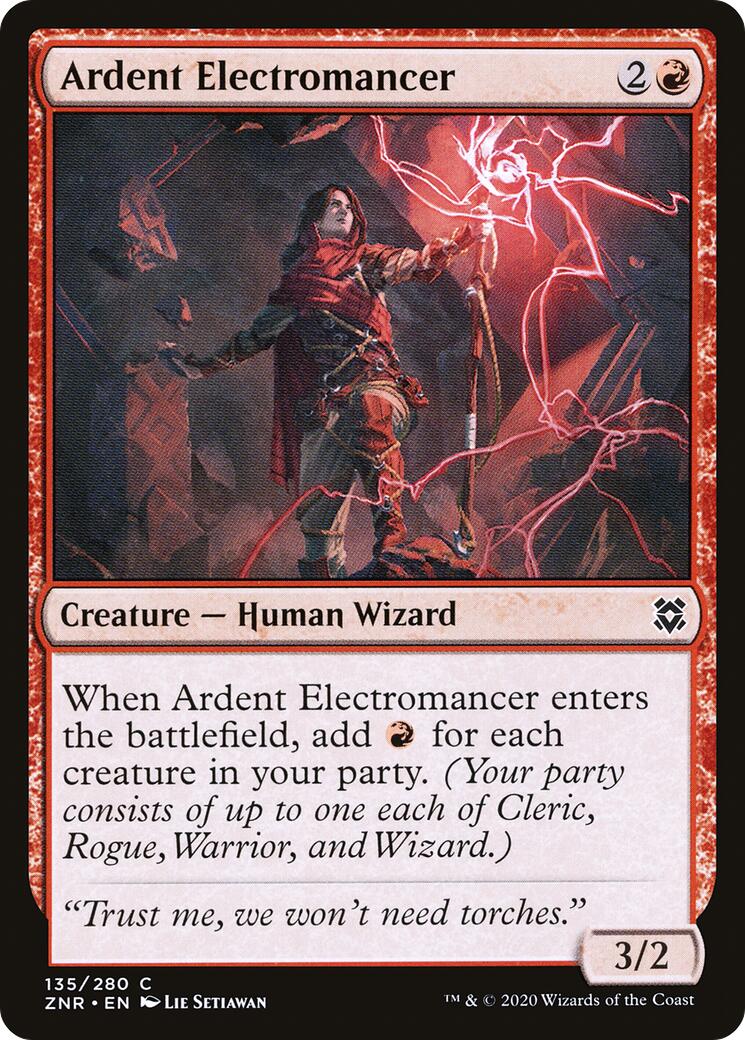 Ardent Electromancer [ZNR - 135] - Cartes Sportives Rive Sud