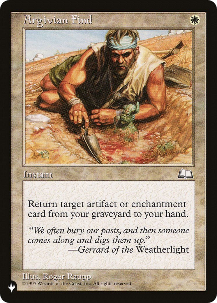 Argivian Find [LIST - N/A] - Cartes Sportives Rive Sud