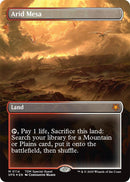 Arid Mesa (Borderless) (Dragonscale Foil) [SPG - 114] - Cartes Sportives Rive Sud