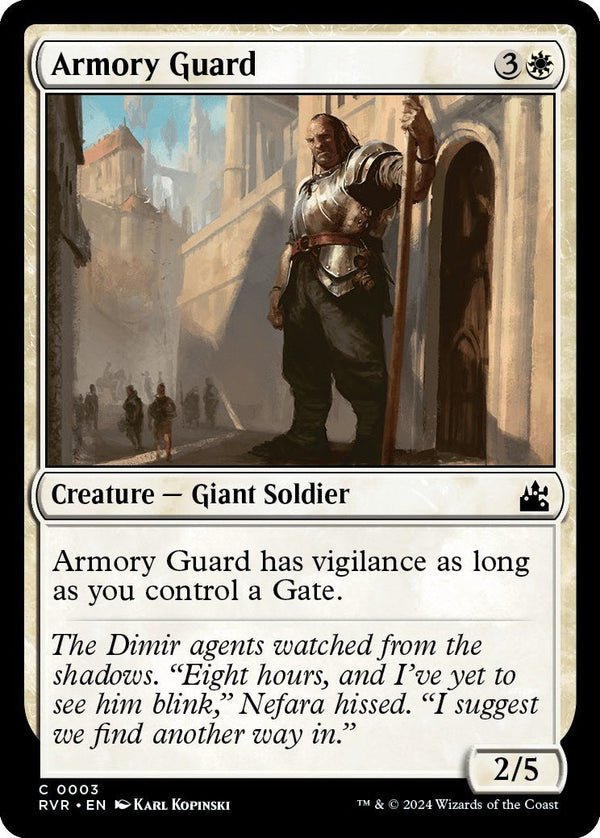 Armory Guard [RVR - 3] - Cartes Sportives Rive Sud