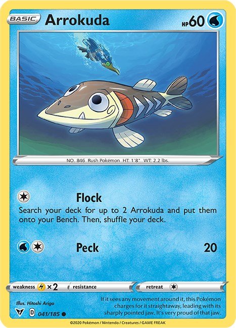 Arrokuda [SWSH04 - 041/185] - Cartes Sportives Rive Sud