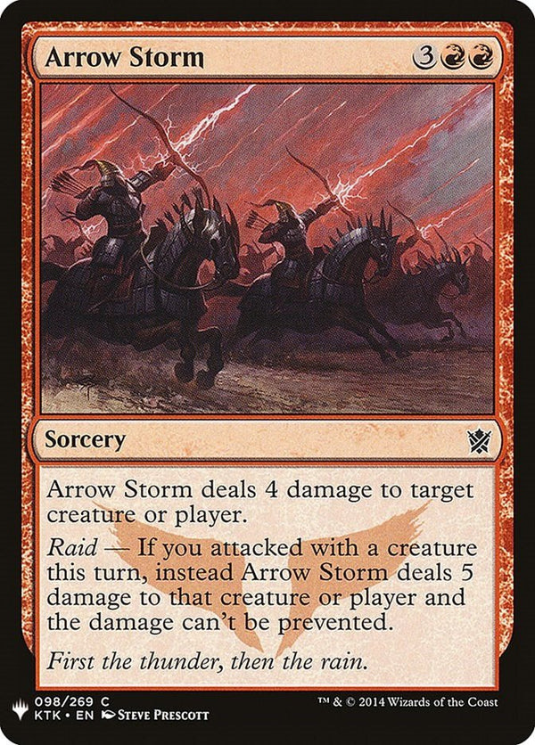 Arrow Storm [LIST - 98] - Cartes Sportives Rive Sud