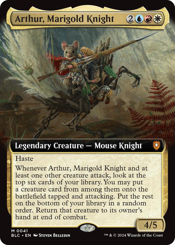 Arthur, Marigold Knight (Extended Art) [BLC - 41] - Cartes Sportives Rive Sud