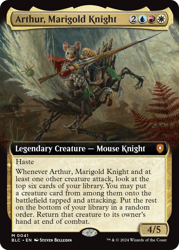 Arthur, Marigold Knight (Extended Art) [BLC - 41] - Cartes Sportives Rive Sud