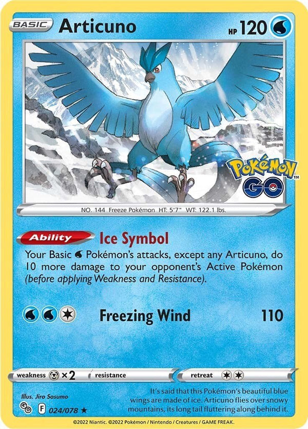 Articuno [PGO - 024/078] - Cartes Sportives Rive Sud