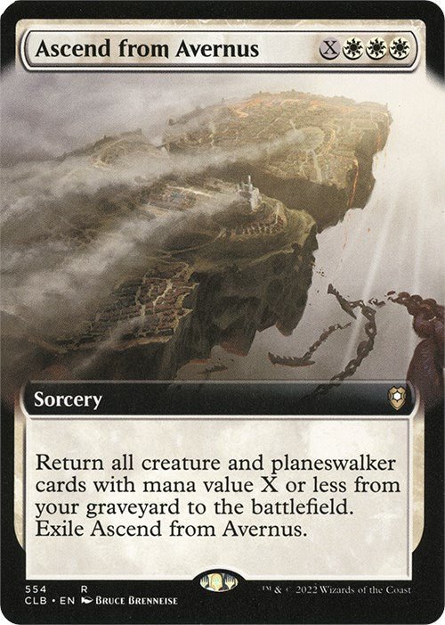 Ascend from Avernus (Extended Art) [CLB - 554] - Cartes Sportives Rive Sud