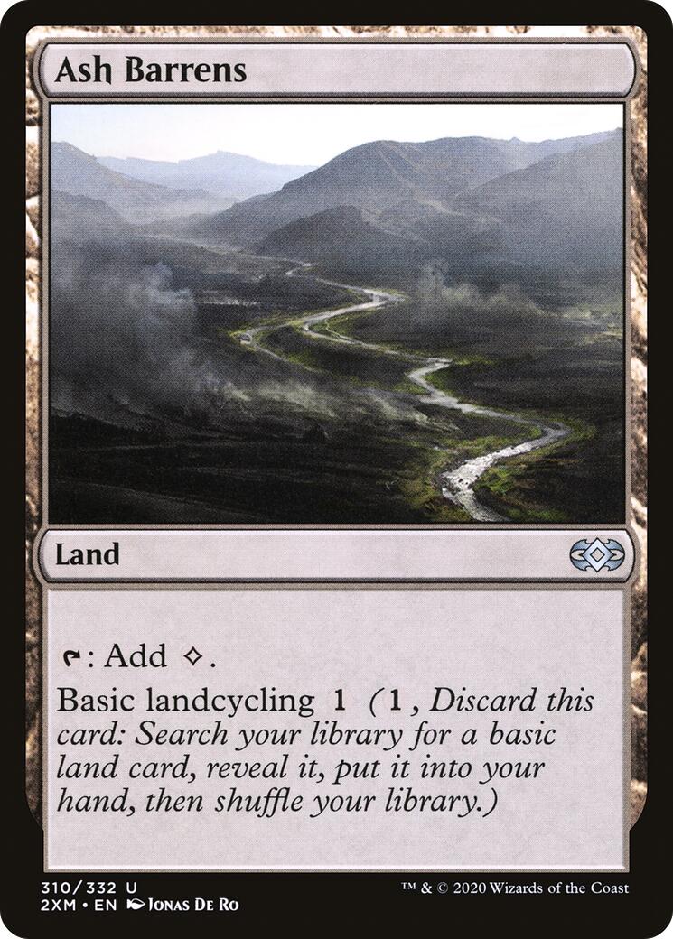 Ash Barrens [310] - Cartes Sportives Rive Sud