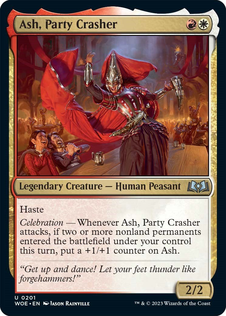 Ash, Party Crasher [WOE - 201] - Cartes Sportives Rive Sud