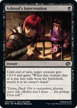 Ashnod's Intervention [BRO - 85] - Cartes Sportives Rive Sud