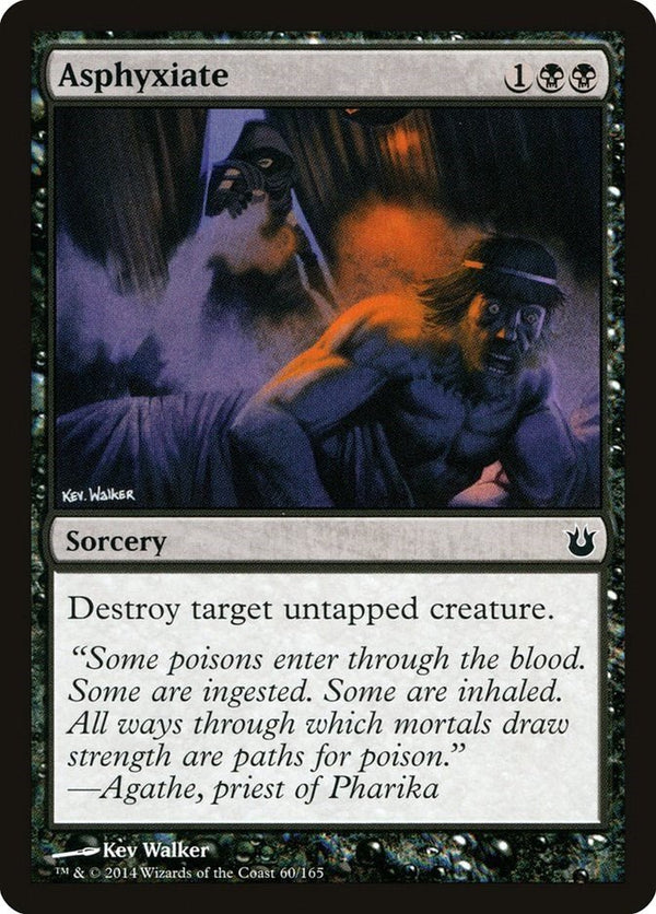 Asphyxiate [BNG - 60] - Cartes Sportives Rive Sud
