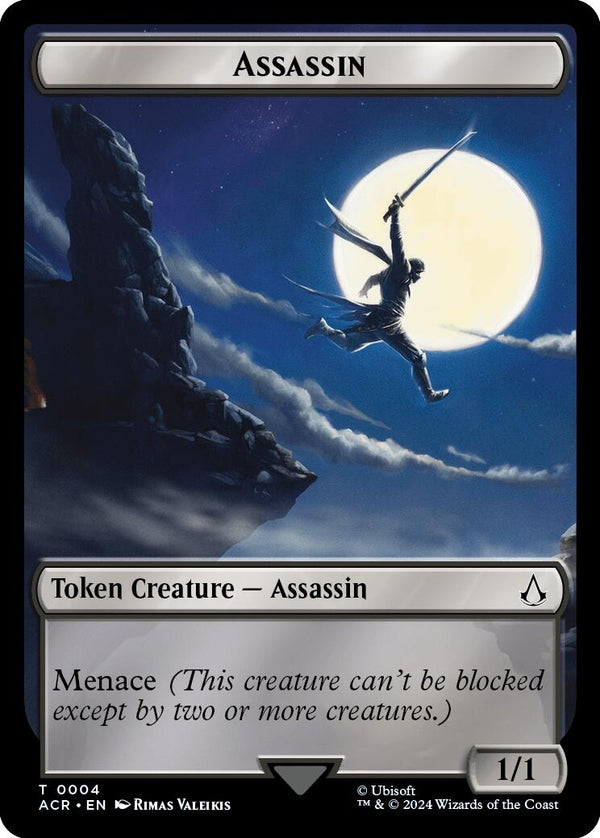 Assassin // Emblem - The Capitoline Triad Double - Sided Token [ACR - 4 // 7] - Cartes Sportives Rive Sud