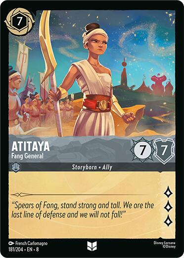 Atitaya - Fang General [8 - 181/204] - Cartes Sportives Rive Sud
