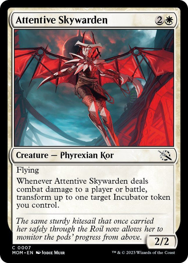 Attentive Skywarden [MOM - 7] - Cartes Sportives Rive Sud