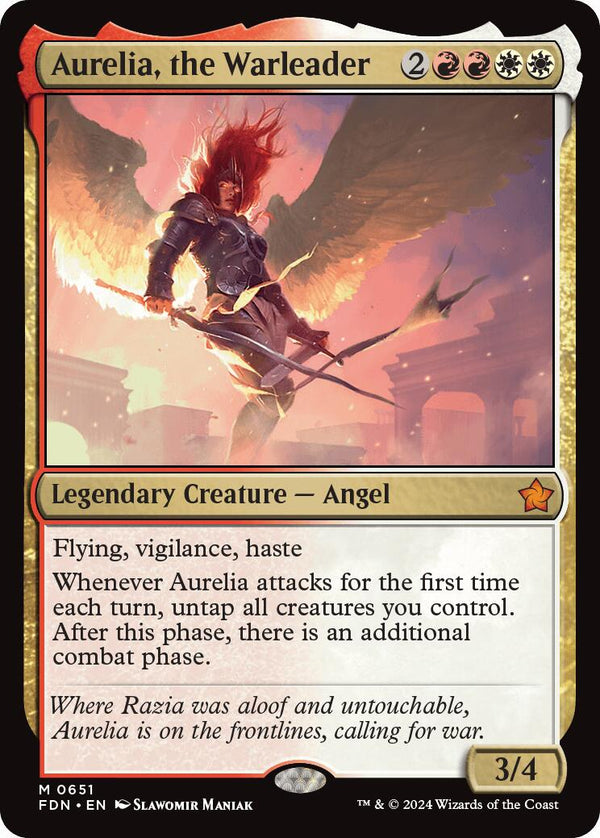 Aurelia, the Warleader [FDN - 651] - Cartes Sportives Rive Sud