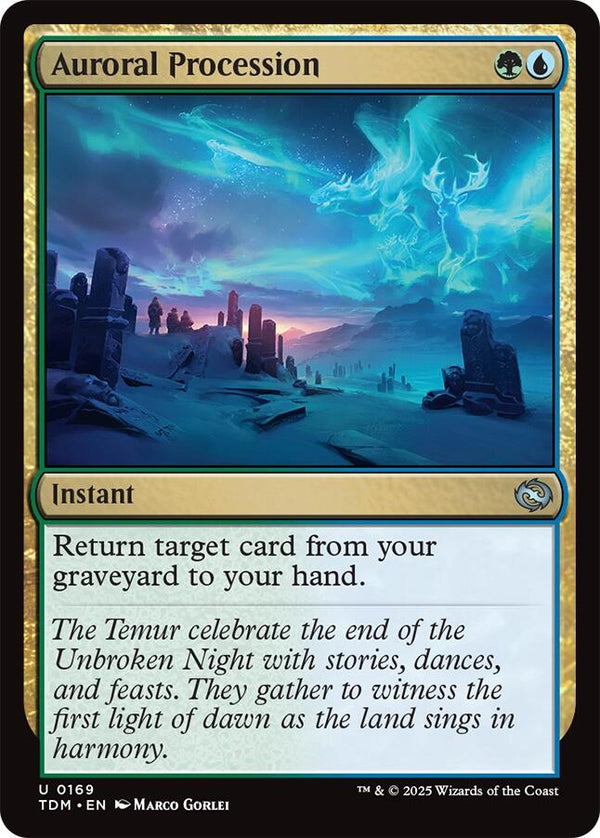 Auroral Procession [TDM - 169] - Cartes Sportives Rive Sud