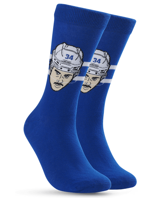 Auston Matthews - Major League Socks - Cartes Sportives Rive Sud