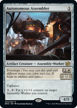 Autonomous Assembler [BRO - 34] - Cartes Sportives Rive Sud