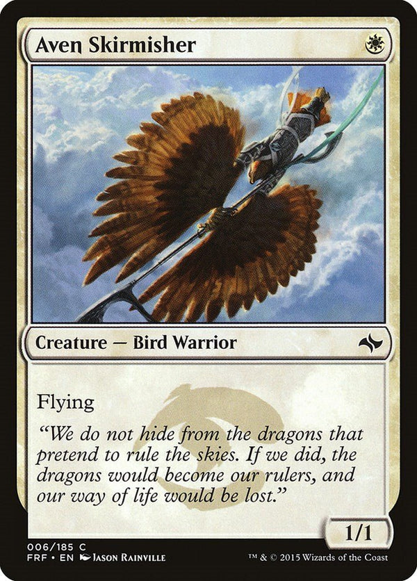 Aven Skirmisher [FRF - 6] - Cartes Sportives Rive Sud