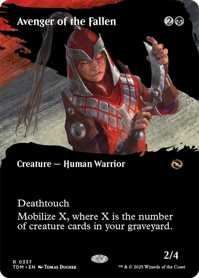 Avenger of the Fallen (Borderless) [TDM - 337] - Cartes Sportives Rive Sud