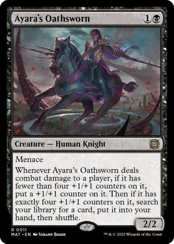 Ayara's Oathsworn [MAT - 11] - Cartes Sportives Rive Sud