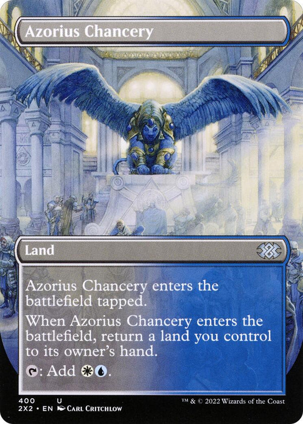 Azorius Chancery (Borderless) [2X2 - 400] - Cartes Sportives Rive Sud