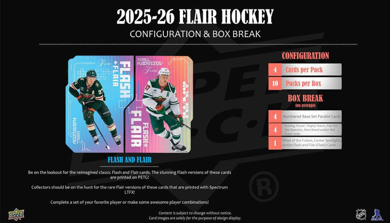 2025-26 Upper Deck Flair Hockey Hobby Box (Pre Order)