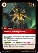 Baccai Sandspinner [VEN - 001/166] - Cartes Sportives Rive Sud
