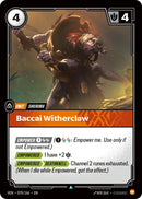 Baccai Witherclaw [VEN - 078/166] - Cartes Sportives Rive Sud