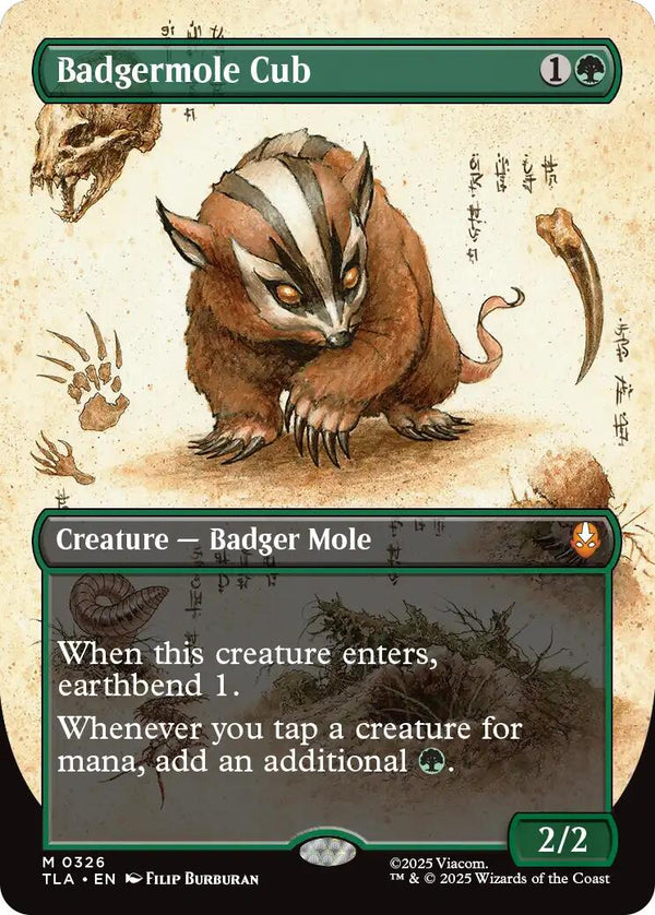 Badgermole Cub (Borderless) [TLA - 326] - Cartes Sportives Rive Sud