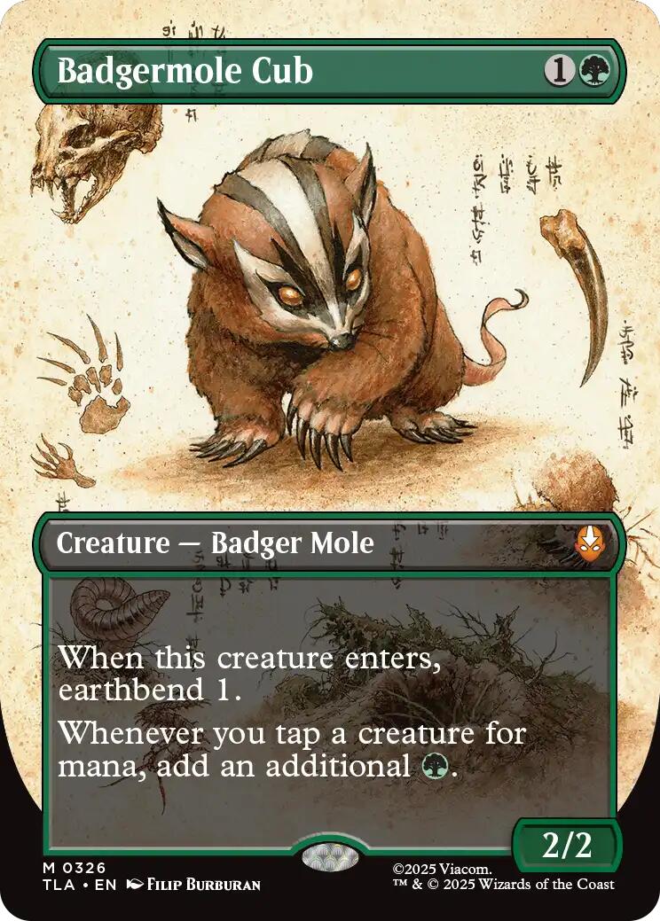 Badgermole Cub (Borderless) [TLA - 326] - Cartes Sportives Rive Sud