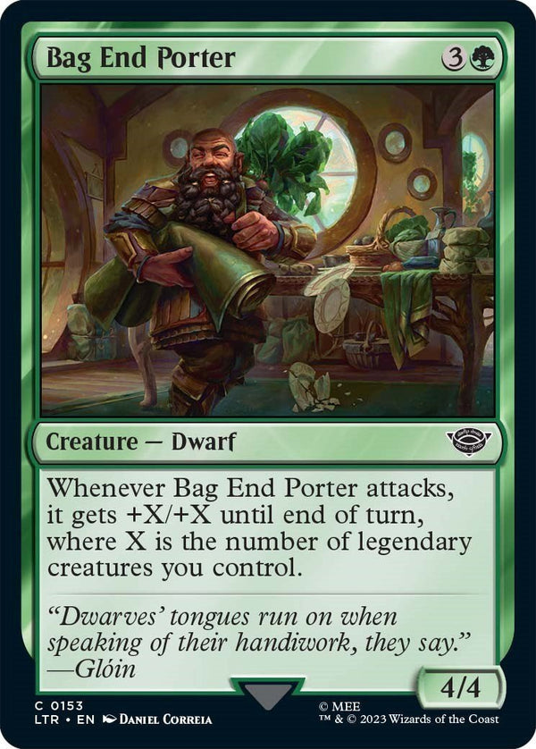 Bag End Porter [LTR - 153] - Cartes Sportives Rive Sud