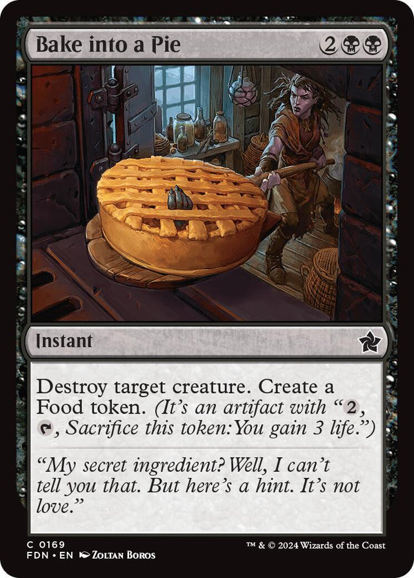 Bake into a Pie [FDN - 169] - Cartes Sportives Rive Sud