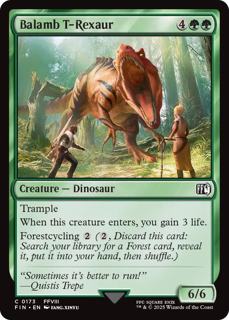 Balamb T - Rexaur [FIN - 173] - Cartes Sportives Rive Sud