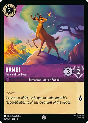 Bambi - Prince of the Forest [8 - 57/204] - Cartes Sportives Rive Sud