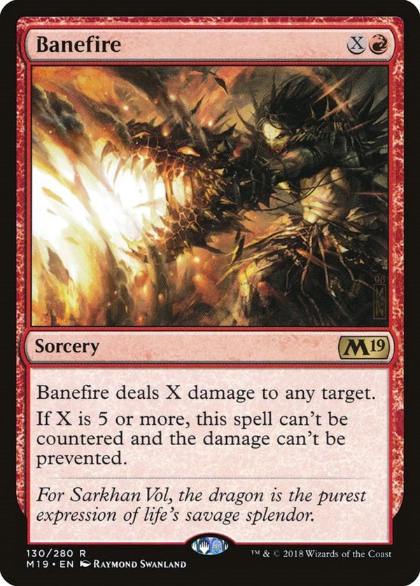 Banefire [M19 - 130] - Cartes Sportives Rive Sud