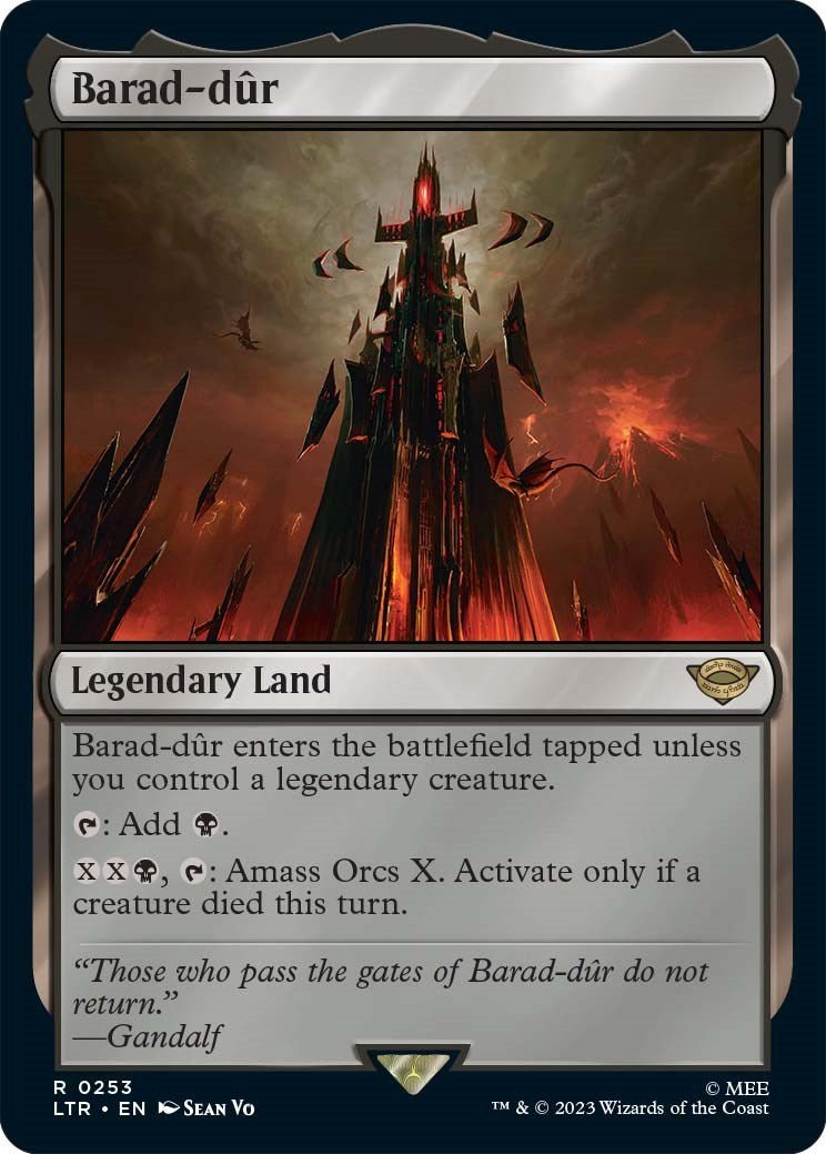 Barad - dur [LTR - 253] - Cartes Sportives Rive Sud
