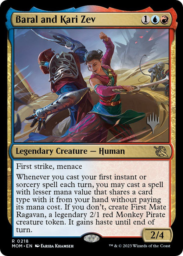 Baral and Kari Zev [PPMOM - 218] - Cartes Sportives Rive Sud