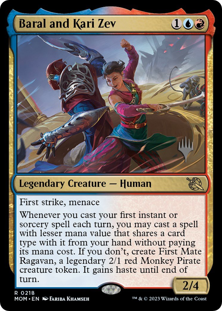 Baral and Kari Zev [PPMOM - 218] - Cartes Sportives Rive Sud