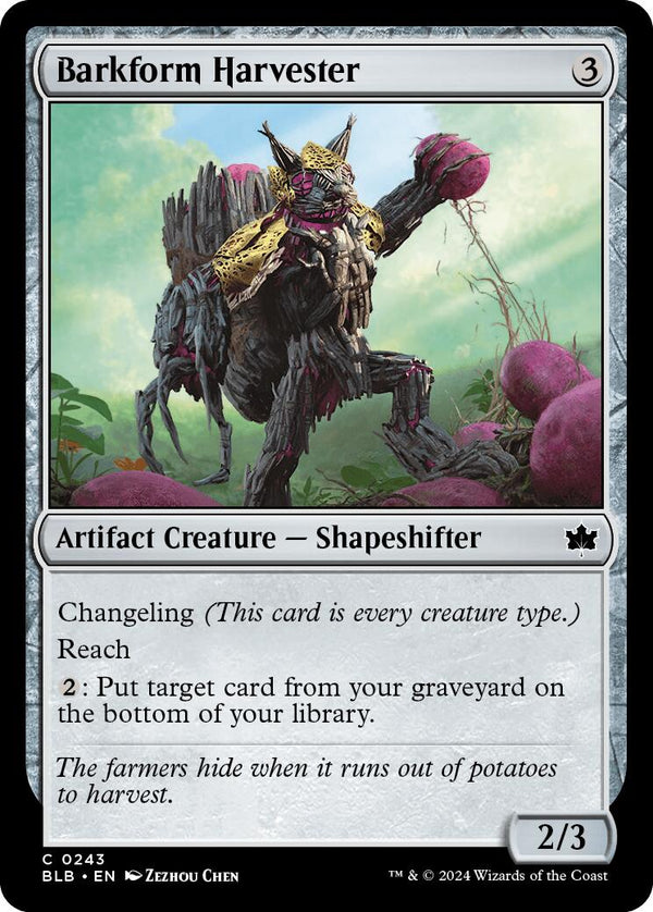 Barkform Harvester [BLB - 243] - Cartes Sportives Rive Sud