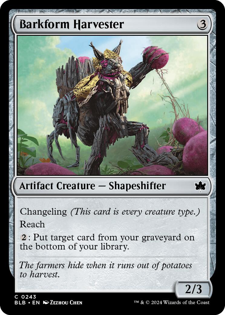 Barkform Harvester [BLB - 243] - Cartes Sportives Rive Sud