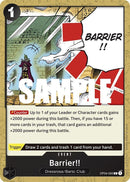 Barrier!! [OP04 - OP04 - 095] - Cartes Sportives Rive Sud